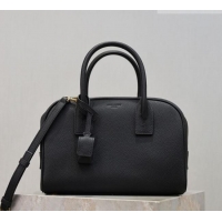 Super Quality Saint Laurent SAC DE JOUR Boston Bag in Grained Leather 851694 Black 2026