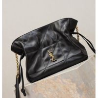 Best Price Saint Laurent Jamie Shoulder Pouch Bag in Lambskin Leather 862712 Black 2026