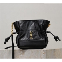 Good Product Saint Laurent Jamie Mini Shoulder Pouch Bag in Lambskin Leather 859174 Black 2026