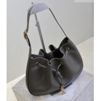 Luxury Cheap Saint Laurent Paris Vii Small Hobo Bag in Grained Leather 796626 Green 2025