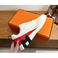 Luxurious Hermes Bouncing Sneakers in Knit and Suede White 1222049 2026