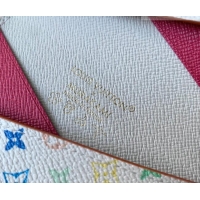 Promotional Louis Vuitton LV x TM Slim Card Holder in Multicolor/White Canvas M27495 2026