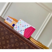 Buy Cheap Louis Vuitton LV x TM Romy Card Holder in Multicolor/White Canvas M27706 2026