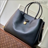 Grade Design Louis Vuitton Vendome MM Tote Bag in Calfskin leather M26338 Black 2026