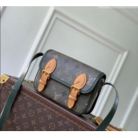Famous Brand Louis Vuitton Men's Satchel Wearable Wallet Mini Bag in Green Monogram Surplus Canvas M26969 2026