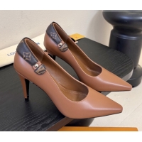Grade Quality Louis Vuitton Legacy Pump 9cm in Brown Calfskin 6010702 2026
