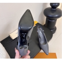 Buy Luxury Louis Vuitton Legacy Slingbacks Pump 9cm in Grey Calfskin 6010704 2026