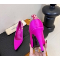 Pretty Style Louis Vuitton Legacy Pumps 9cm in Satin and Strass Rosy 6010706 2026