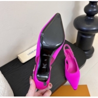 Fashion Louis Vuitton Legacy Slingbacks Pump 5.5cm in Satin and Strass 1AHLCZ Rosy 2026