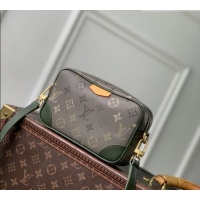 Good Quality Louis Vuitton Men's Trocadéro Wearable Wallet Mini Bag in Khaki Green Monogram Surplus Canvas M26937 2026