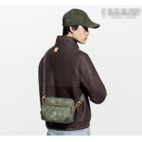 Top Grade Louis Vuitton Men's Nil cross-body Bag in Khaki Green Monogram Surplus Canvas M27095 2026