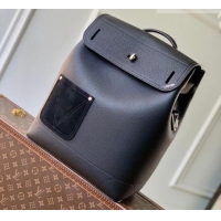 High Quality Louis Vuitton Men's Steamer Backpack bag in LV Touch Leather M27063 Black 2026