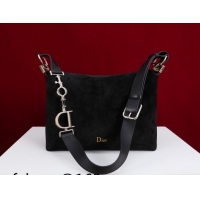 Perfect Dior Suede Small Shoulder Bag Black/Gold S1411 0124003 2026