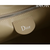Crafted Dior Suede Medium Shoulder Bag M14142 Beige/Silver 2026