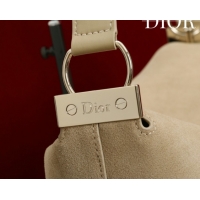 Perfect Dior Suede Large Shoulder Bag L114144 Beige/Gold 2026