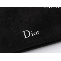 Cheap Price Dior Suede Large Shoulder Bag L114144 Black/Silver 2026