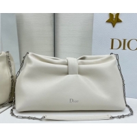 Best Product Dior Bow Medium Bag in Lambskin Leather 0715PUQO White 2026