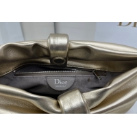 Shop Cheap Dior Bow Medium Bag in Lambskin Leather 0715PUQO Gold 2026