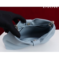 Best Price Dior Bow Small Bag in Lambskin Leather 0714S Light Blue 2026