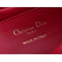 Luxurious Dior Bow Small Bag in Lambskin Leather 0714S Red 2026
