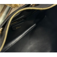 Top Grade Dior Lady Dior Large Top Handle Bag in Cannage Suede Black 1441L 2026