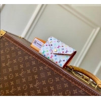 Best Product Louis Vuitton LV x TM Victorine Wallet in Multicolor/White Canvas M28387 2026
