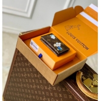 Inexpensive Louis Vuitton Slim Card Holder in Printed Monogram Snowy Pearl M15343 2026