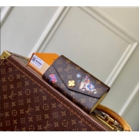 Famous Brand Louis Vuitton Sarah Wallet in Vivienne Print M15336 2026