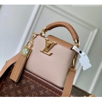 Buy Discount Louis Vuitton Crafty Capucines Mini Bag in Grained Leather with Tassel M25466 Pink 2026