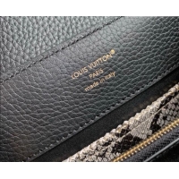 Best Price Louis Vuitton Capucines BB Bag in Taurillon and python-embossed leather N89369 Black 2026