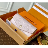 Super Quality Louis Vuitton Flap Wallet in Snowy Pearl Leather M26521 2026