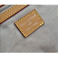 Famous Brand Louis Vuitton Men's Keepall Bandoulière 50 Travel Bag in Monogram Heritage Canvas M26864 Ocean Blue 2026