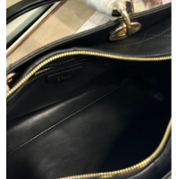 Low Price Dior Lady Dior Large Top Handle Bag in Cannage Smooth Black 1441L 2026