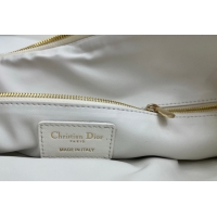 Charming Dior Cannage - Quilted Leather Tote Bag DR012601 White 2026