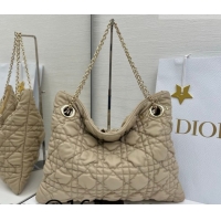 Good Looking Dior Cannage - Quilted Leather Tote Bag DR012601 Beige 2026