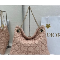 Cheap Price Dior Cannage - Quilted Leather Tote Bag DR012601 Pink 2026