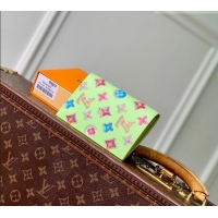 Best Price Louis Vuitton Passport Cover in Monogram Donuts Canvas M28039 Pistachio Green 2026