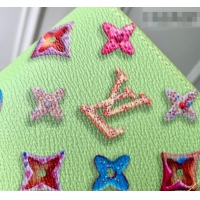 Best Price Louis Vuitton Passport Cover in Monogram Donuts Canvas M28039 Pistachio Green 2026