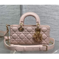 Purchase Dior Small Lady D-Joy Bag in Cannage Lambskin Leather with Openwork Charm DR012603 Pink 2026