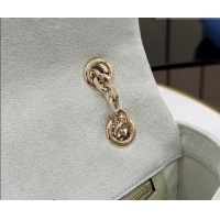 Grade Design Gucci GG Marmont crystals medium shoulder bag 837267 Pale Green 2026