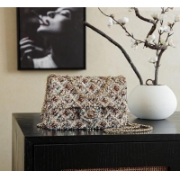 Trendy Design Chanel Sequins Classic Small Flap Handbag A01113 Beige 2026