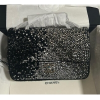 New Fashion Chanel Strass Classic Small Flap Handbag A01113 Silver 2026