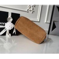 Buy Discount Chanel Suede Small Hobo Bag AS5970 Light Brown 2026