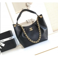 Affordable Price Chanel Calfskin Leather Small Hobo Bag AS5970 Black 2026