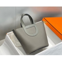 Best Luxury Hermes In-The-Loop Mini Bag 18cm in Original Calf Leather 101041 Cloud Grey 2026