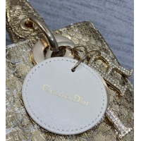 Sumptuous Dior Small Lady Dior Bag in Snakeskin Leather DR012606 Gold-Tone 2026