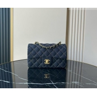 Luxury Cheap Chanel Quilted Denim Mini Classic Flap Bag A69900 Dark Blue 2026