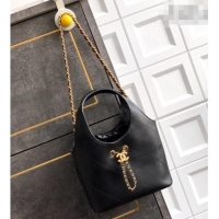 Hot Sell Cheap Chanel Calfskin Leather Small Shopping Bag AS6132 Black 2026