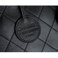 Best Quality Chanel Calfskin Leather Shopping Bag CH020402 Black 2026