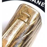 Super Quality Chanel Chevron Lambskin Leather Flap Top Handle Bag AS6044 Gold 2026